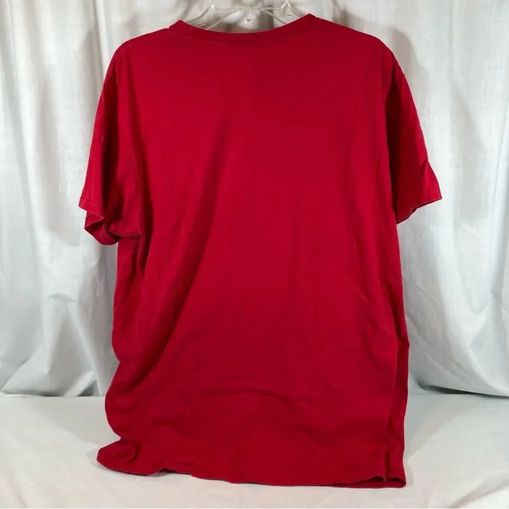 Walt Disney World Parks Patriotic Mickey Mouse T Shirt XL Red Flag Biker USA - Picture 3 of 6